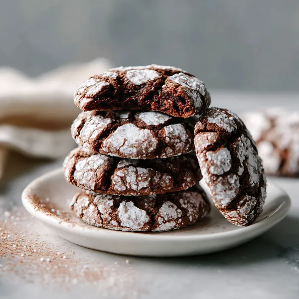 Chocolate Crinkle Cookies