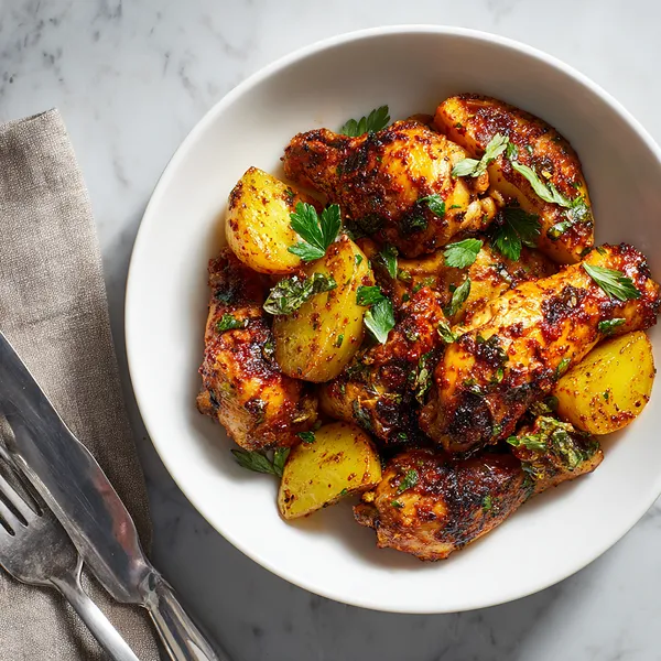 One-Pan Chicken Potatoes