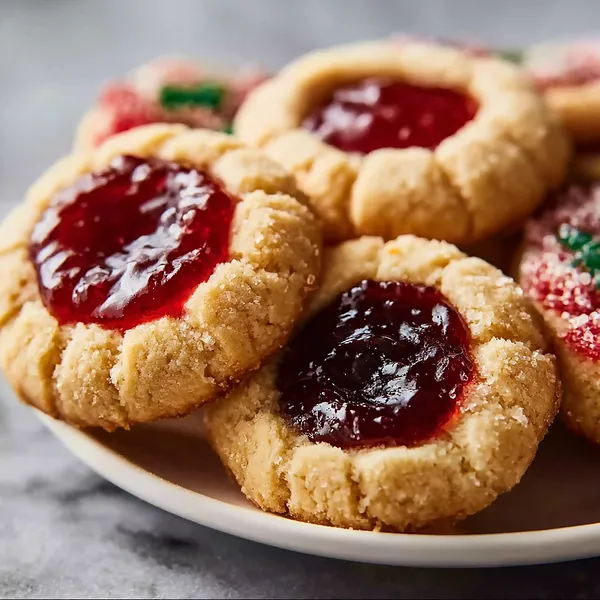 Jam Thumbprint Cookies