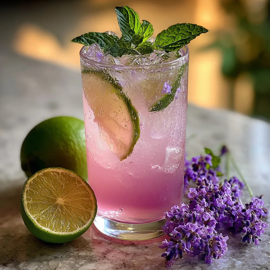 Lavender Mojito Mocktail