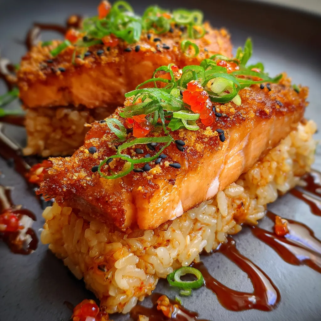 Salmon Crispy Rice