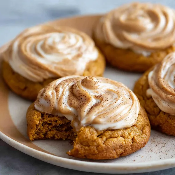 Pumpkin Meringue Cookies