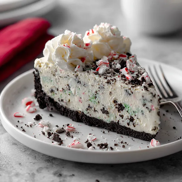 Peppermint Oreo Cheesecake