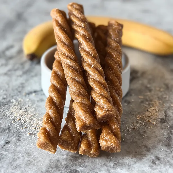 Banana Peanut Butter Dog Chews