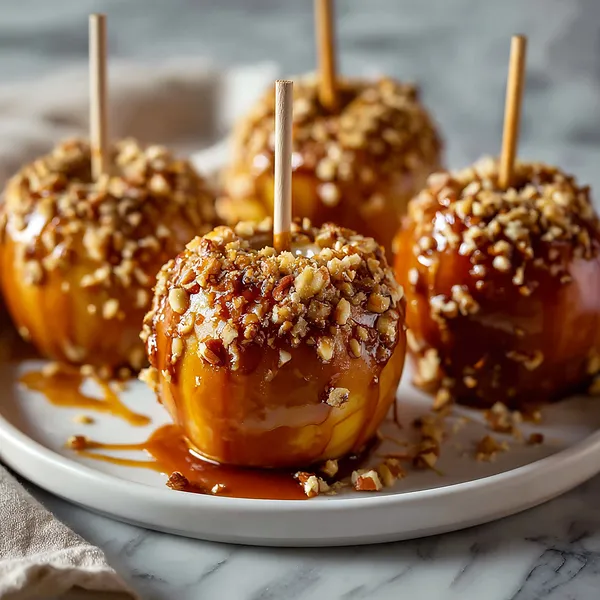 Sheet Pan Caramel Apples