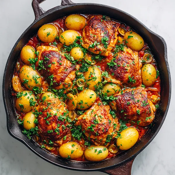 Spanish Chicken Potatoes