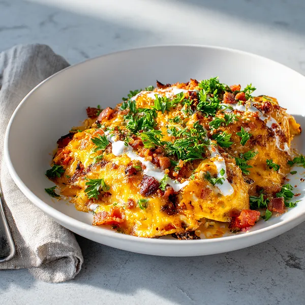 Bacon Breakfast Enchiladas
