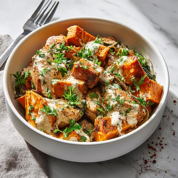 Chicken Sweet Potato Bowl