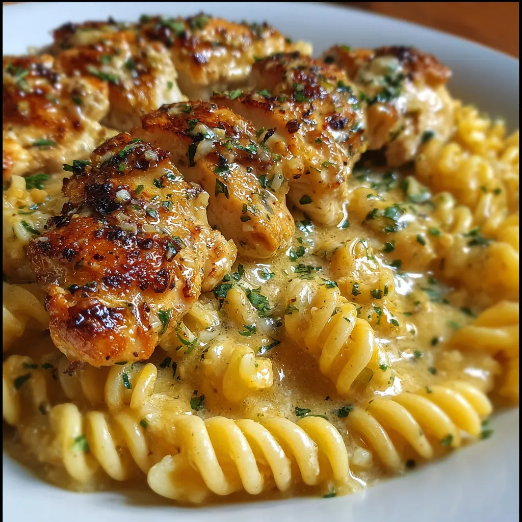 Garlic Butter Chicken Rotini