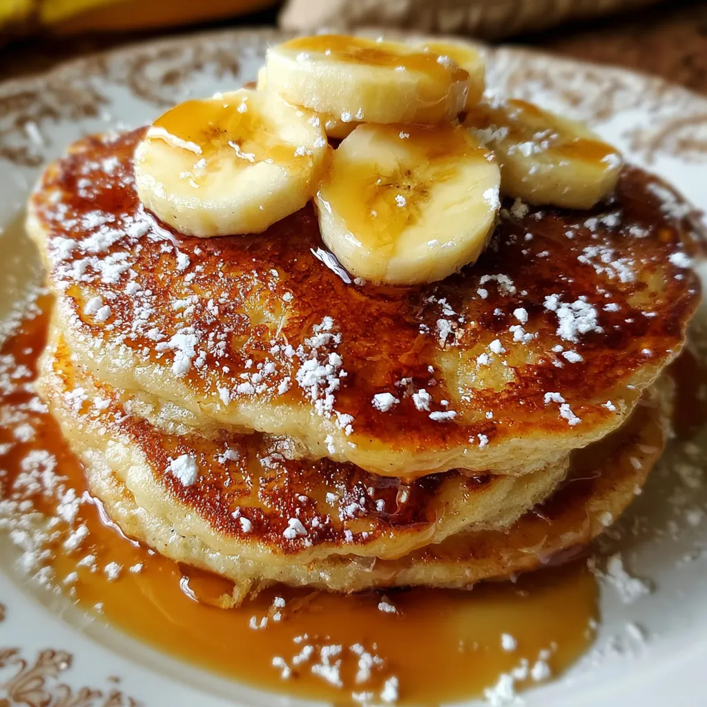 Brown Sugar Banana Pancakes