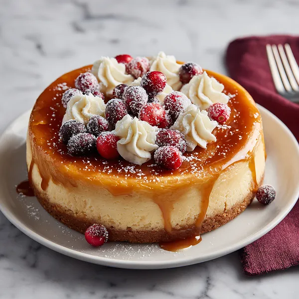 Christmas Berry Cheesecake