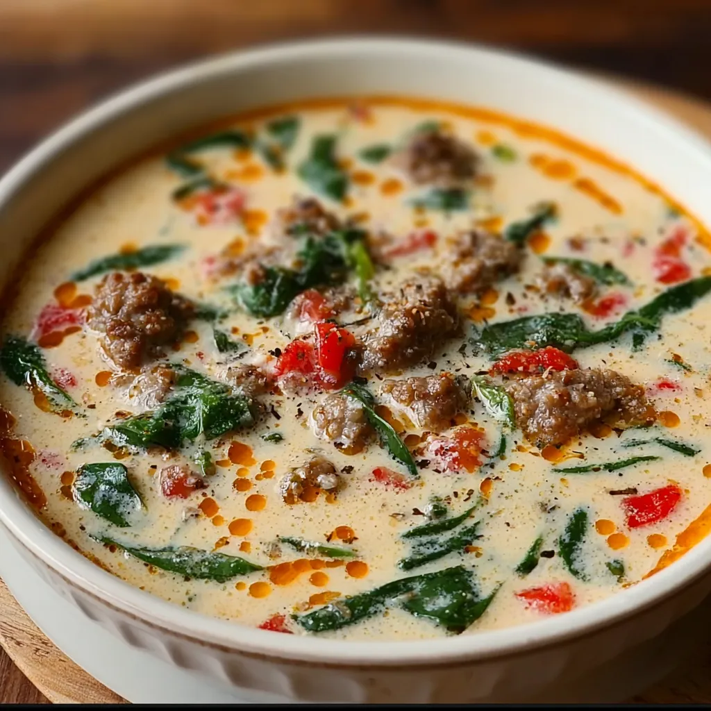 Creamy Parmesan Sausage Soup