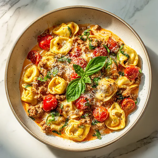 Creamy Sausage Tortellini