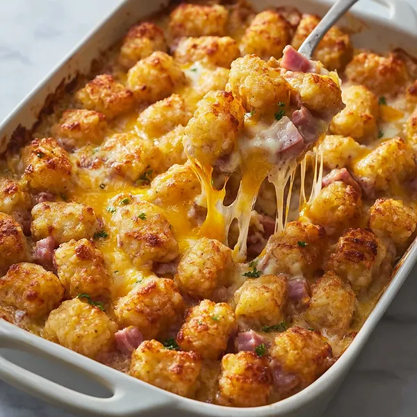 Ham Tater Tot Bake