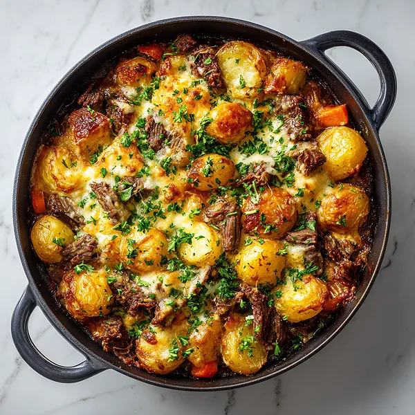 Cheesy Beef Potatoes