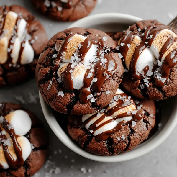 Marshmallow Hot Cocoa Cookies