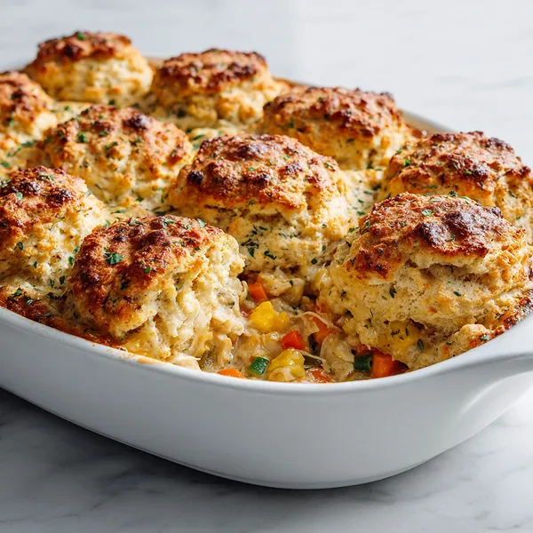 Chicken Cobbler Biscuits