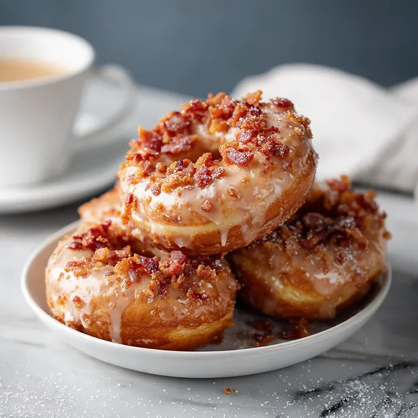 Maple Bacon Donuts