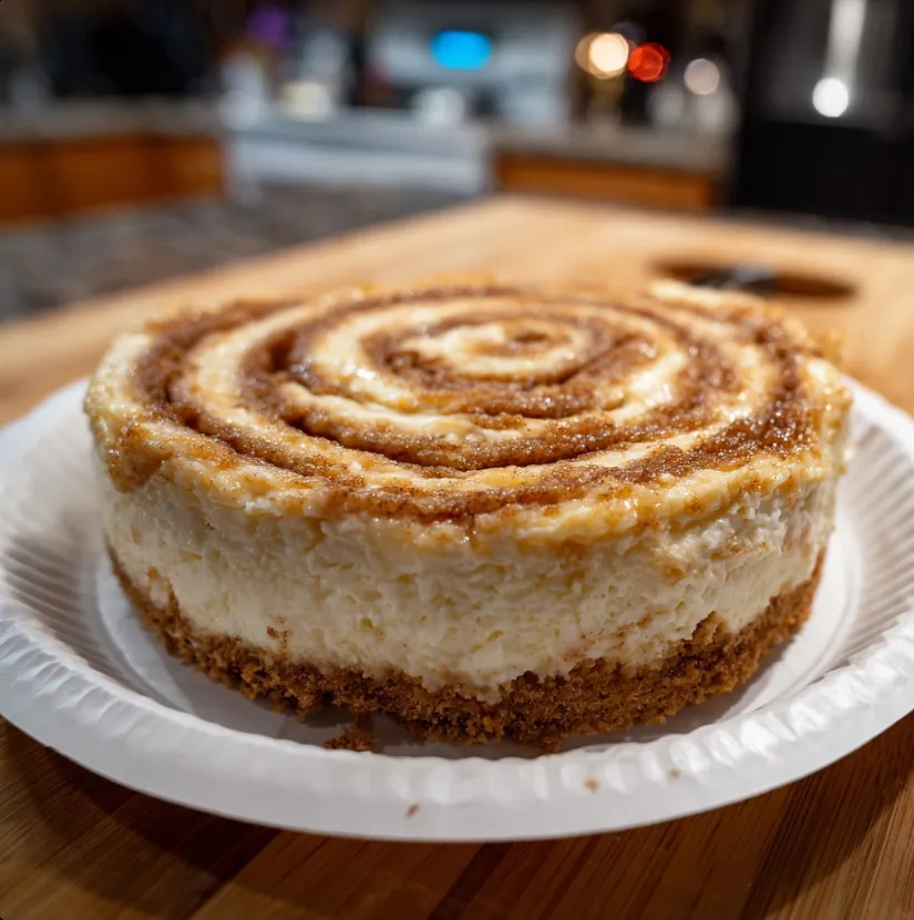Cinnamon Roll Cheesecake