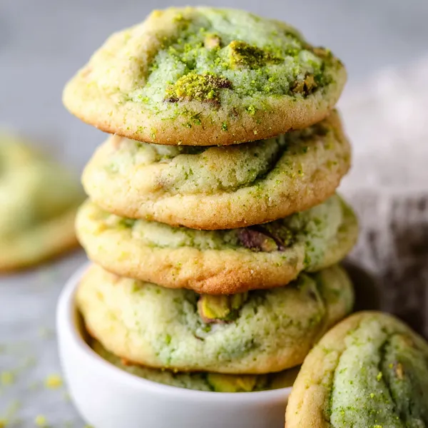 Pistachio Pudding Cookies