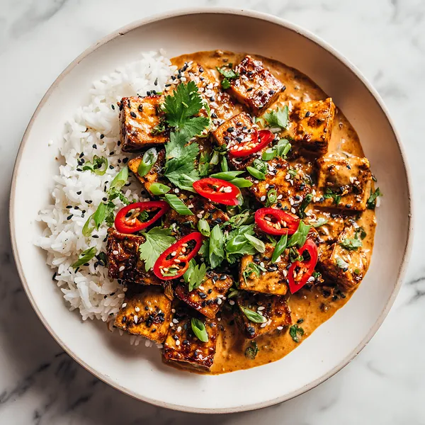 Spicy Coconut Tofu