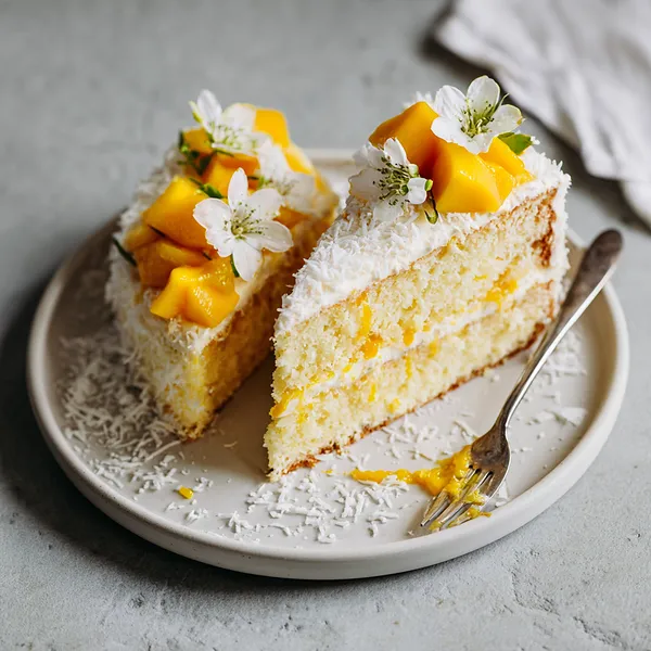 Mango Coconut Cake