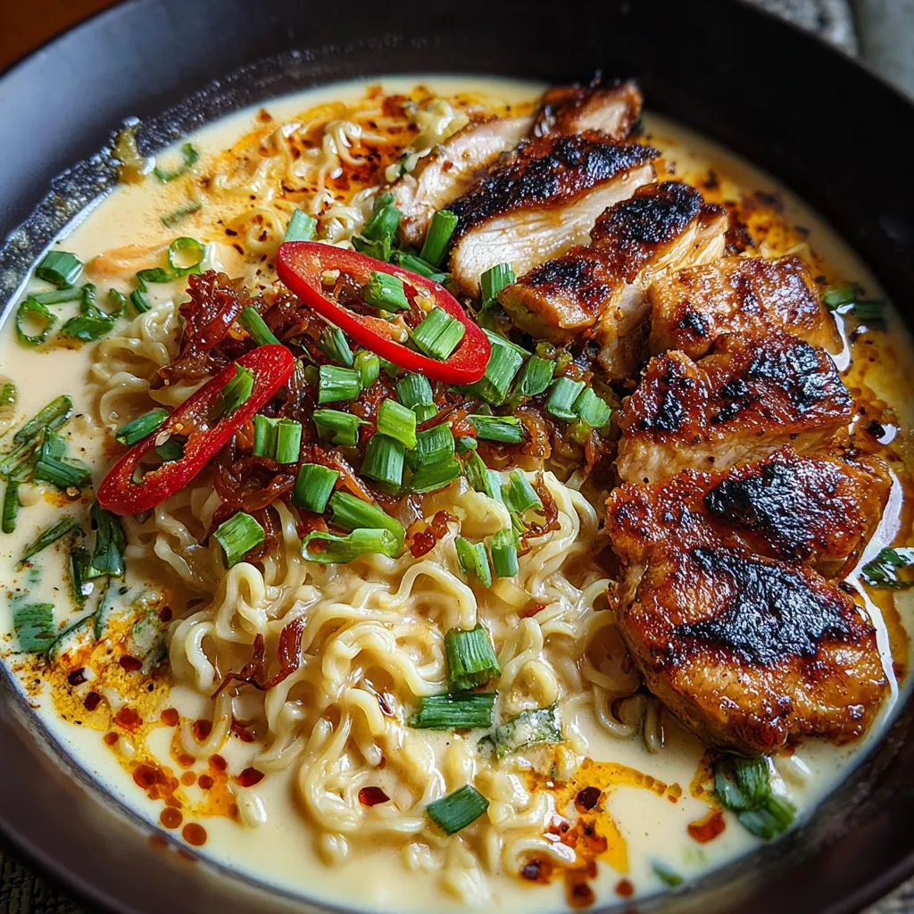 Fiery Chicken Ramen