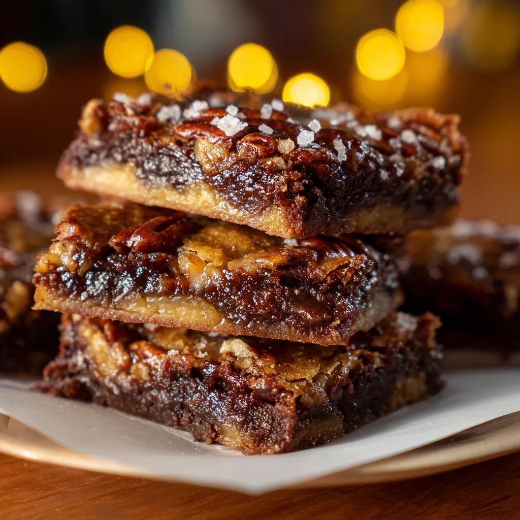 Salted Pecan Brownies