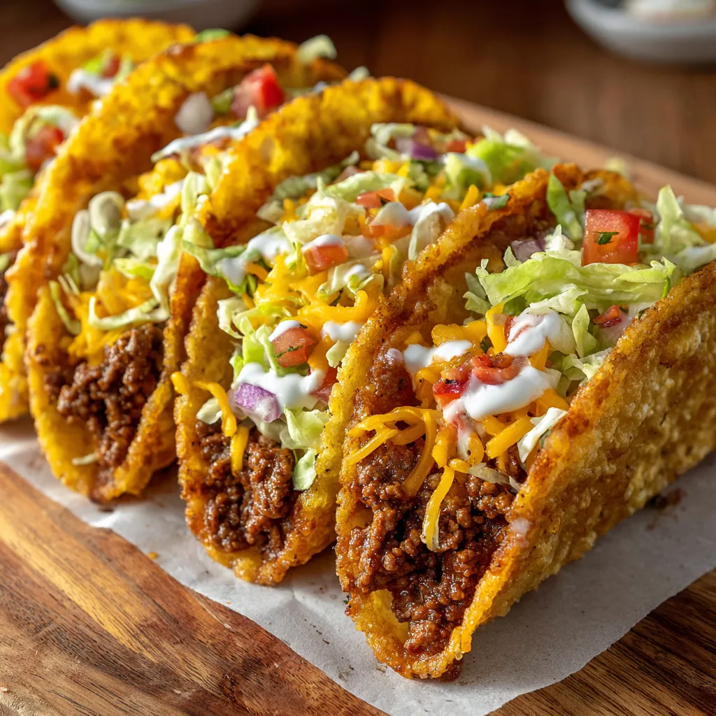 Smash Burger Tacos