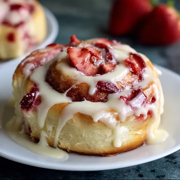 Strawberry Cinnamon Rolls