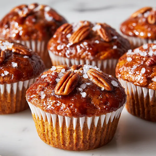 Glazed Pecan Muffins