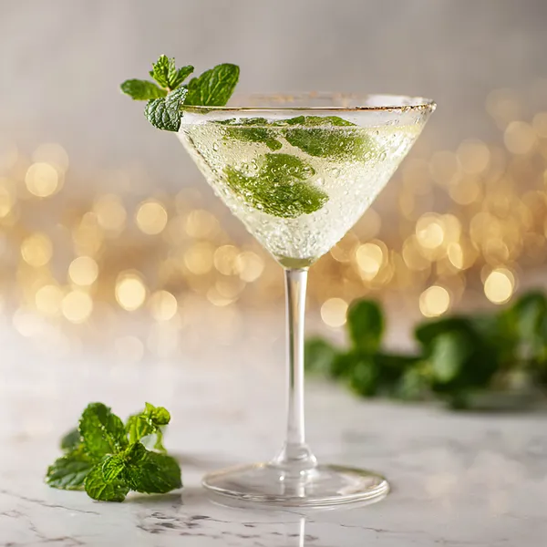 Mistletoe Mint Martini