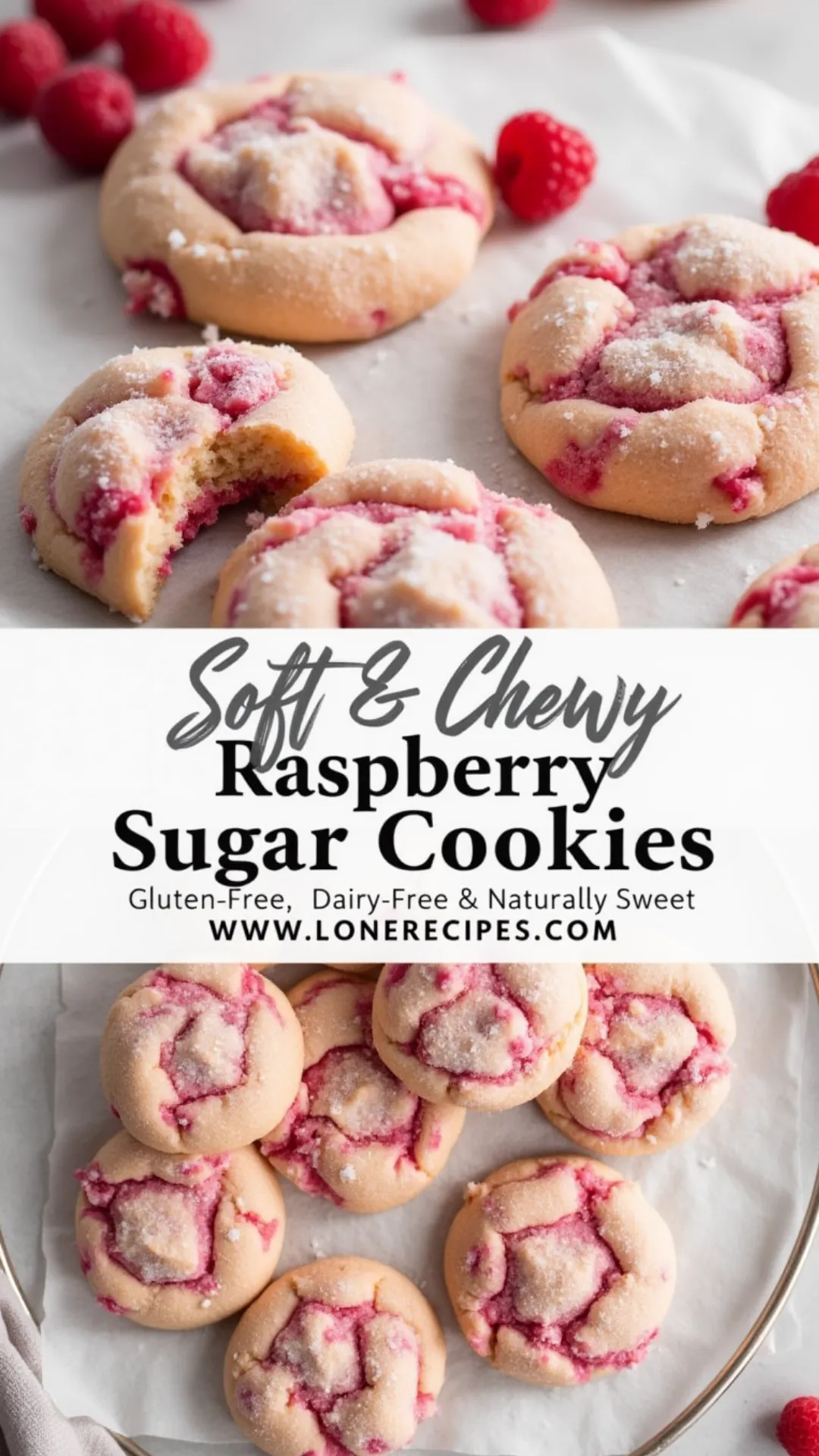 Raspberry Sugar Cookies