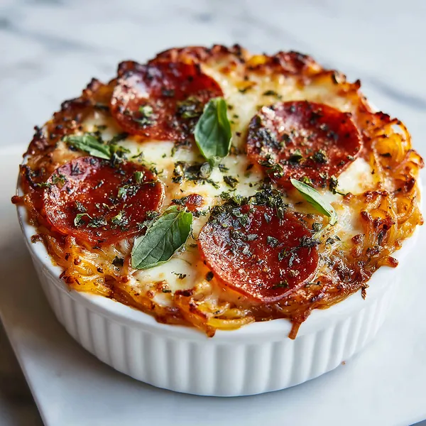 Spaghetti Pizza Bake