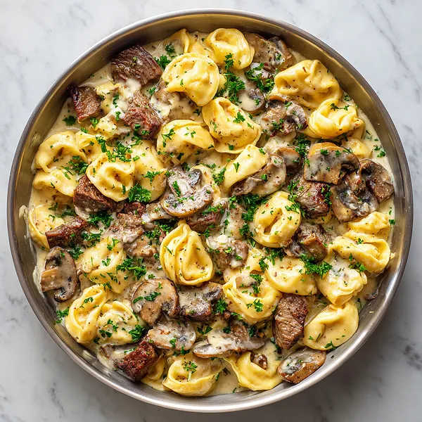 Garlic Steak Tortellini