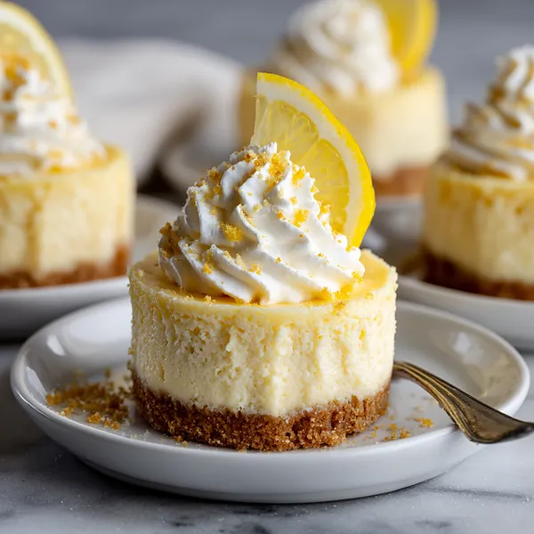 Mini Lemon Cheesecakes
