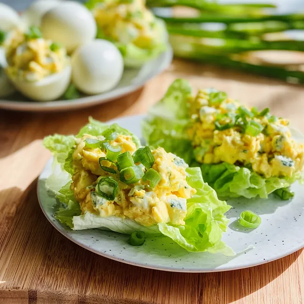 Egg Salad Lettuce Wraps