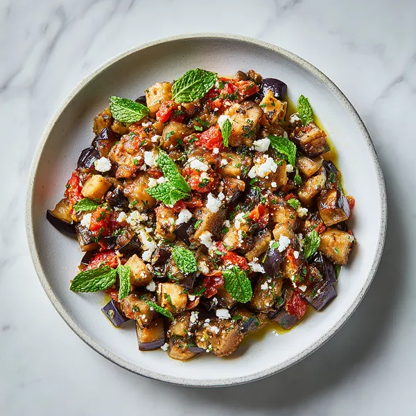 Mediterranean Eggplant Salad