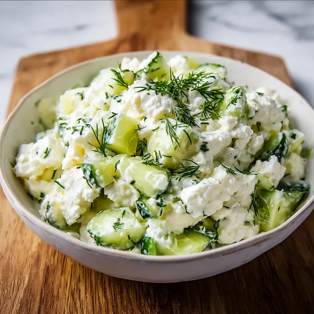 Cottage Cheese Cucumber Salad