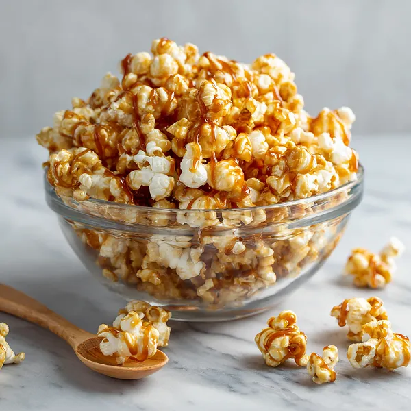 Marshmallow Caramel Popcorn