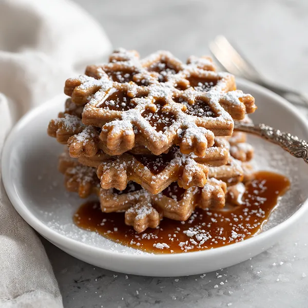 Salted Caramel Snowflakes