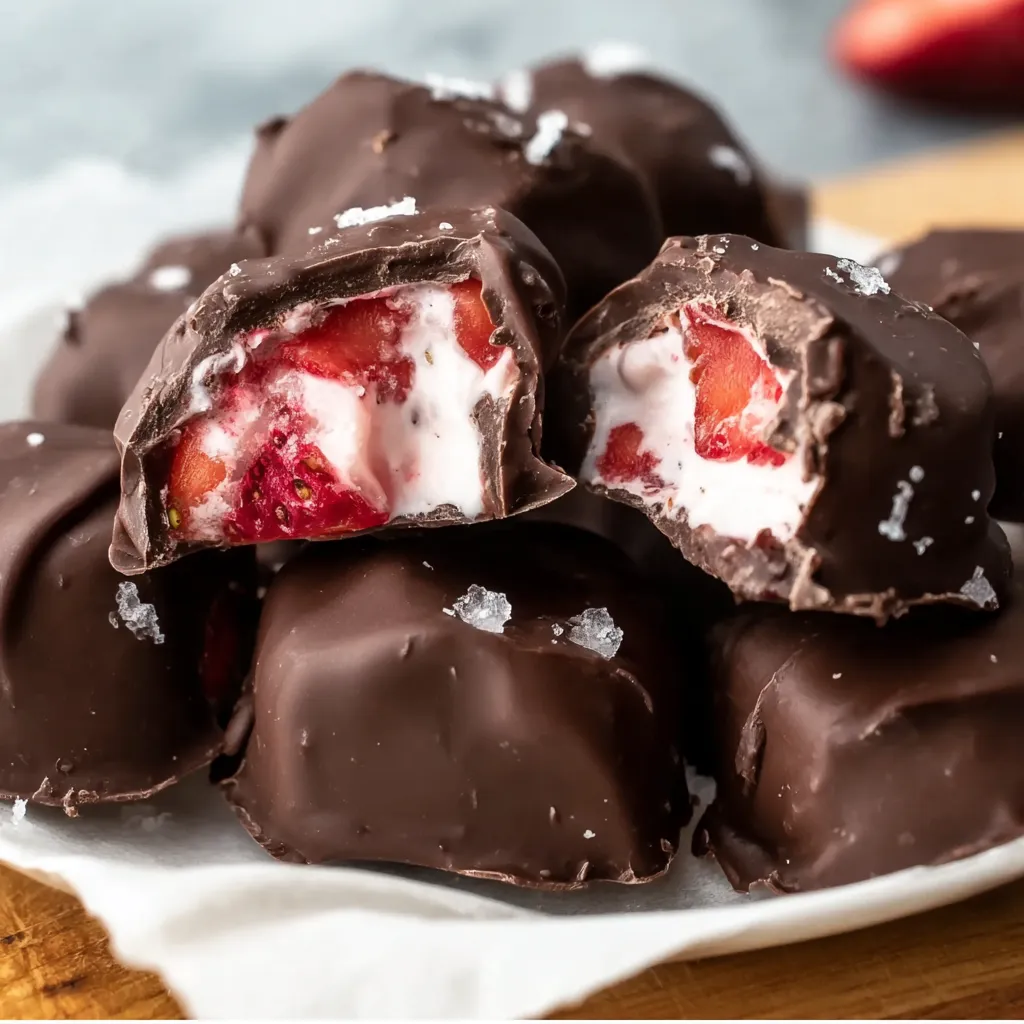 Strawberry Yogurt Bites