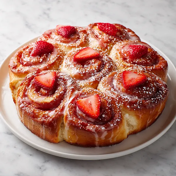 Strawberry Sweet Rolls