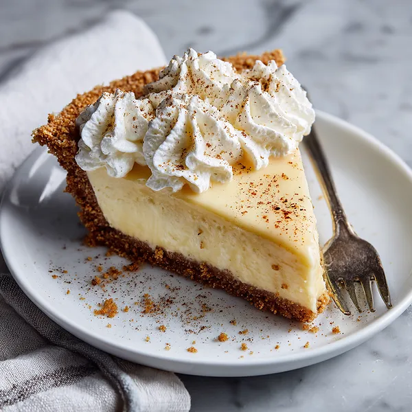 Eggnog Rum Pie