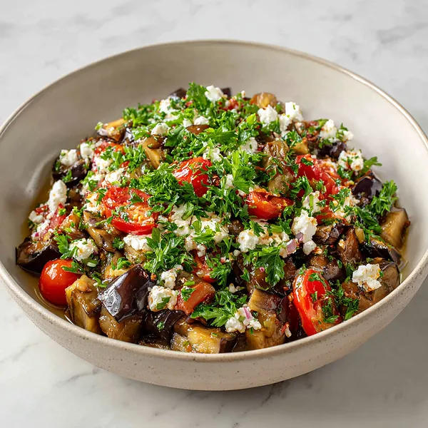 Mediterranean Eggplant Salad