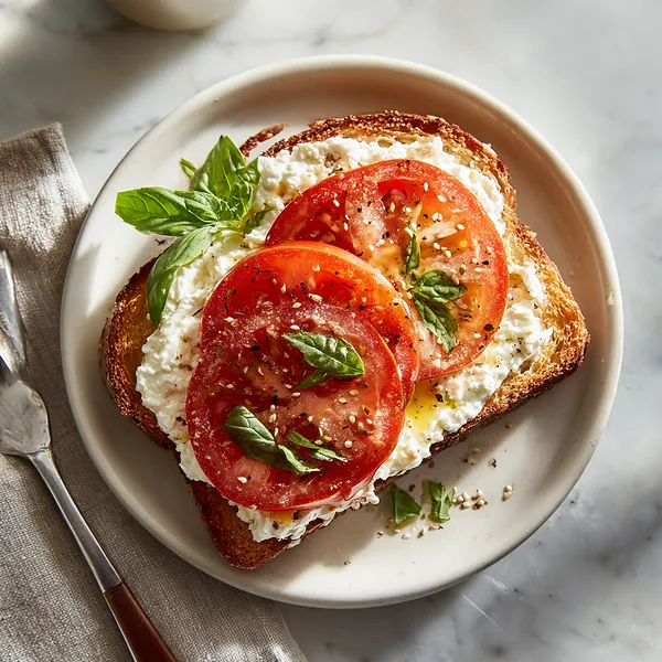 Ricotta Tomato Toast