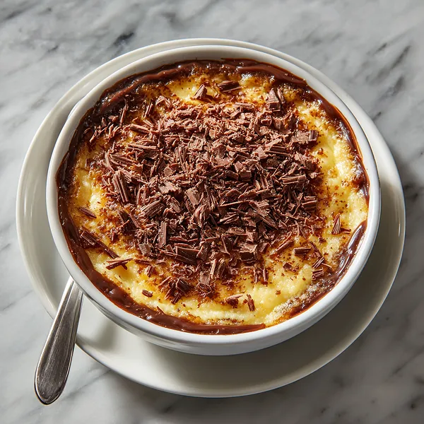 Chocolate Toffee Bread Pudding