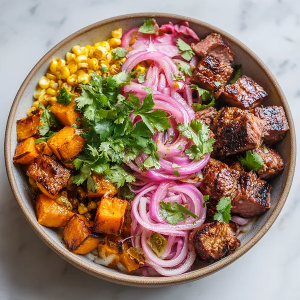 Street Corn Beef Bowls