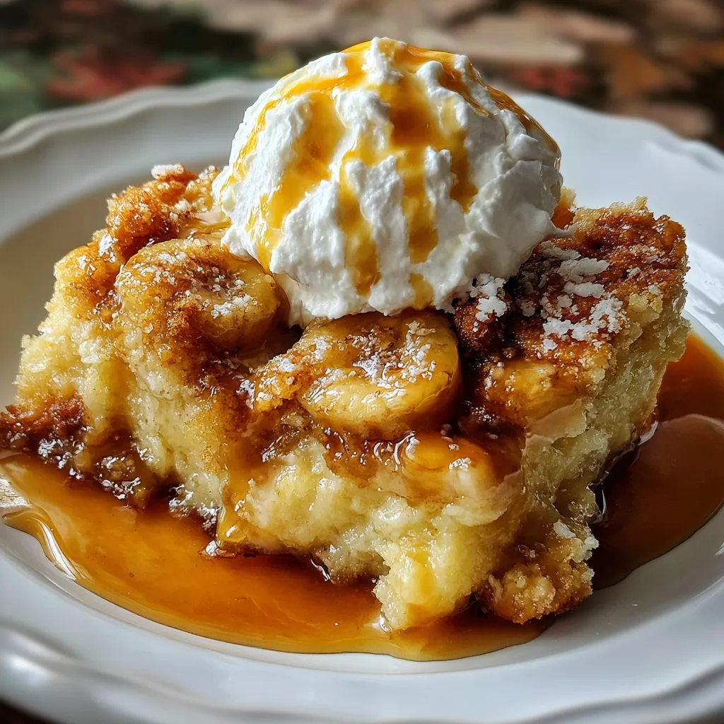 Banana Foster Cobbler