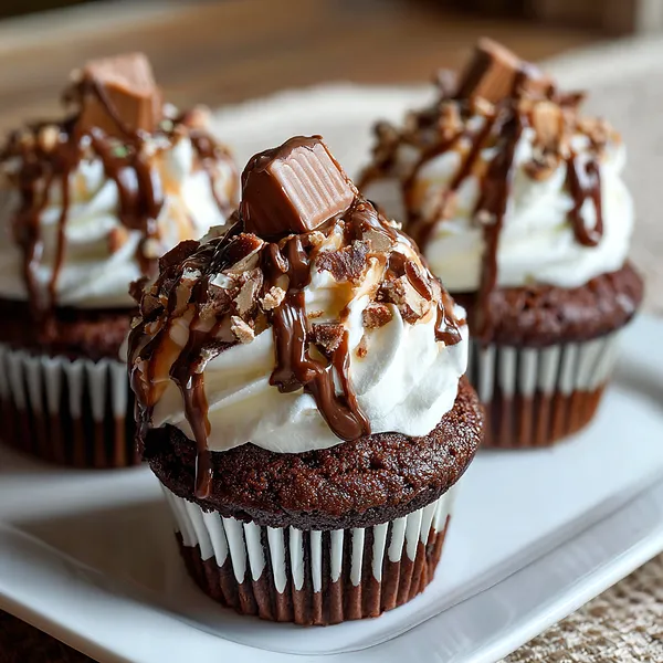 Triple Chocolate Cupcakes